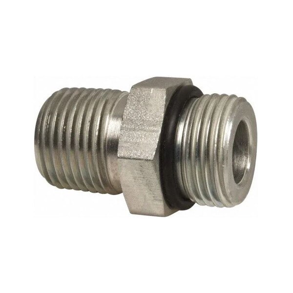 F5OF64 1/4" Male Pipe X #6 Male ORB Adapter | Parker Hannifin HP Fittings